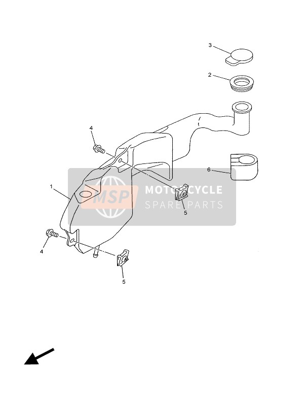 Yamaha YN100 NEOS 2003 Oil Tank for a 2003 Yamaha YN100 NEOS